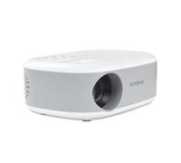 STRONG - Mini Vidéoprojecteur N1 - Résolution HD 720p Compatible Full HD 1080p - 120 ANSI Lumens - Distance de Projection 0,9 à 6,2 m - Connectivité HDMI/USB/AV + Sortie Audio - Blanc