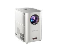 STRONG - Mini Vidéoprojecteur WiFi Bluetooth Q1 - Résolution HD 720p Compatible Full HD 1080p - 180 ANSI Lumens - Distance de Projection 0,85 à 2,9 m - Connectivité HDMI/USB/AV + Haut-Parleurs - Gris