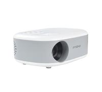 STRONG - Mini Vidéoprojecteur N1 - Résolution HD 720p Compatible Full HD 1080p - 120 ANSI Lumens - Distance de Projection 0,9 à 6,2 m - Connectivité HDMI/USB/AV + Sortie Audio - Blanc