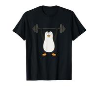 Strong Penguin Gym Haltérophilie Fitness T-Shirt