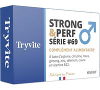 Strong&perf-60 Capsules For Men-Ginseng & Maca Complex + Arginine & Citrulline-Zinc & Selenium For Endurance,Vigor & Energy