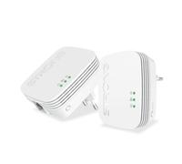 Strong POWERL600DUOMINI Adaptateur réseau CPL 600 Mbit/s Ethernet/LAN Blanc 2 pièce(s)