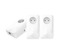 Adaptateur CPL - Strong - KIT3PRISES - 1000 Mbits/s - HomePlug AV - 3 prises incluses G