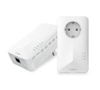 Strong Powerline WiFi 1000 Duo, 1000 Mbit/s, Adaptateur Wi-FI Haut débit, jusqu'à 300 m de portée, kit PowerLAN, Internet Via Prise de Courant, kit Hotspot Wi-FI, Port Ethernet