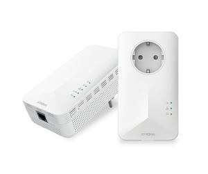 Strong Powerline WiFi 1000 Duo, 1000 Mbit/s, Adaptateur Wi-FI Haut débit, jusqu'à 300 m de portée, kit PowerLAN, Internet Via Prise de Courant, kit Hotspot Wi-FI, Port Ethernet