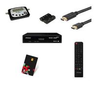 STRONG Récepteur satellite TNTSAT + POINTEUR SATELLITE HD ME SF210