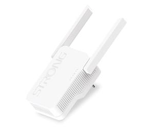 STRONG Répéteur Amplificateur WiFi 6 AX3000 Mbps|Point d'accès|Port WAN/LAN|2 antennes|Compatible Box Internet|Garantie 4 Ans