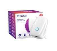 STRONG Répéteur WiFi AC1200Mbps Dual Band, Amplificateur WiFi Puissant, Port Ethernet 100Mbps, Point d’Accès, Lampe de Nuit Intelligente, Compatible avec Box Internet, Installation Facile Via WPS