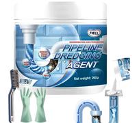Strong Rohrreinigungsmittel, 2026 Nouvel agent de dragage, cure-pipe, cure-pipe, Rohrreinigungsmittel puissant pour les tuyaux de cuisine et de toilette (1pcs)