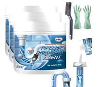 Strong Rohrreinigungsmittel, 2026 Nouvel agent de dragage, cure-pipe, cure-pipe, Rohrreinigungsmittel puissant pour les tuyaux de cuisine et de toilette (3pcs)