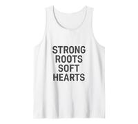 Strong Roots, Hearts. Citation de Famille Vintage. Débardeur