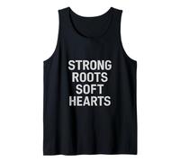 Strong Roots, Hearts. Citation de Famille Vintage. Débardeur