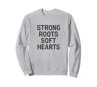 Strong Roots, Hearts. Citation de Famille Vintage. Sweatshirt
