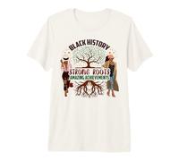 Strong Roots Juneteenth Black History Melanin Magic Women T-Shirt Haut de Gamme