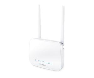 STRONG Routeur 4G LTE, Routeur WiFi N300 supportant Les Cartes SIM, Cat 4 jusqu'à 150Mbit/s, 2 antennes externes, Port LAN Ethernet, Gestion complète du Code PIN, WPA/WPA2, WPS, Plug and Play