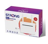 STRONG Routeur Wi-FI 4G+ LTE CAT6, Wi-FI Double Bande AC1200, Configuration zéro, 4 Ports Gigabit, antennes externes Amovibles, adaptateurs de Carte SIM Inclus