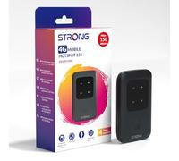 STRONG Routeur WiFi 4G avec SIM, Routeur Pocket WiFi Débloqué CAT4 LTE, 150 Mbps en Download, Hotspot WiFi Portable, Connecte Jusqu’à 10 Appareils, Batterie 2100 mAh pour 8 Heures, USB-C (150C)