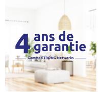 STRONG - Routeur Wifi 4G LTE - Jusqu'à 150 Mbps 4G/300 Mbps Wifi - 4 x RJ45 - Hotspot Mobile - Antennes SMA - Facile à Installer