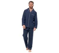 Strong Soul Lot de 2 pyjamas classiques pour homme, Bleu marine, XL
