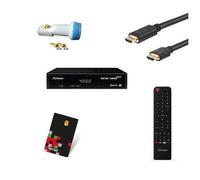 STRONG SRT 7404 Récepteur satellite +câble HDMI + CARTE+ LNB- Haute définition HD ME