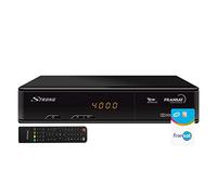 Strong SRT 7405 Décodeur Satellite numérique + Carte FRANSAT (Video et Audio RCA, Alimentation 12 V, HDMI, SCART, USB) Noir