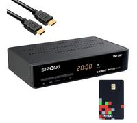 STRONG SRT 7410 Décodeur Satellite TNTSAT Astra + Carte TNTSAT + Câble HDMI Offert