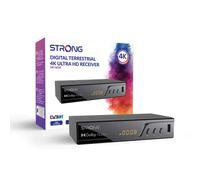 STRONG SRT8250 Décodeur TNT 4K UHD Enregistreur USB HEVC265 Dolby HDMI Péritel