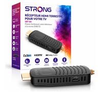 Strong Récepteur HDMI Décodeur DVB-T2 SRT84 – Enregistreur, HEVC265, Dolby Audio – Noir