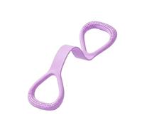 Strong Stretch Fitness Bands, Figure 8 Resistance Trainer Strap, 18.11 inches Arm Workout Tool with Handle Grip System, Durable Latex Exercise Bands, Muscle Toning Strap with Design for Yoga Pilates