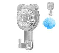 Strong Suction Cup Hooks - Suction Cup Wall Hooks, Heavy Duty Vacuum Hanger with Power Lock Technology, Removable Utility Hook, Waterproof Shower Organizer, Glass Mount for Kitchen Bathroom Window