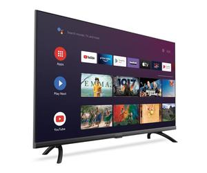 STRONG - Télévision 40 Pouces Full HD SRT40FD5553 - Noire | Android TV - Image Exceptionnelle - Triple Tuner - 3 Ports HDMI (1 Arc) + 2 Ports USB + AV + Prise Antenne/Sat