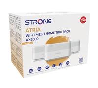 Strong WiFi Mesh 6 AX 3000 Mbps – Couverture 525 m², 3 Ethernet Gigabit, WPA/WPA2, Garantie 4 ans