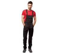 strongAnt Salopette de travail homme Berlin Pro avec poches - Salopette robuste pour artisanat et construction - Noir, Taille 50