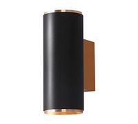 Strongbox Nordic Noir Long Tube Mural Lanterne intérieur 6W Lampe Murale LED Aluminium Downlight Mury Cylindrical Murce Simple Wall Murd Light Dinning Room Spotlight