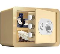 Strongbox Waterproof Safe Lock Fireproof Steel Small Wall-Mounted Box with Key Business Hotel Security Lockers for Home Office Cash Use Storage