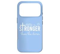 Stronger Than The Storm Christian Faith Over Fear Psalm 93 4 Coque pour iPhone 17 Pro