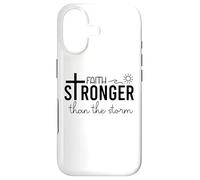 Stronger Than The Storm Psalm 93 4 Christian Faith Over Fear Coque pour iPhone 17