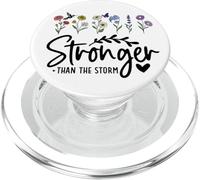 Stronger Than The Storm Sign,You are Stronger Than The Storm PopSockets PopGrip pour MagSafe