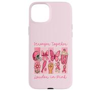 Stronger Together Louder in Pink Breast Cancer Awareness Coque pour iPhone 15 Plus