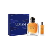 Eau de toilette d'Armani - Coffret Stronger With You - Eau de toilette 100ml + vapo 15ml - Kapao Parfumerie en ligne française