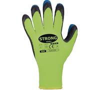 Feldtmann Gants Forster T. 10 néon-jaune/bleu PES avec Latex EN 388, EN 511 cat. II Quantité:12