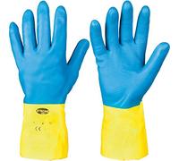 Stronghand KENORA Lot de 12 paires de gants de protection chimiques en latex polychloroprène avec autorisation alimentaire Taille 8 (M)