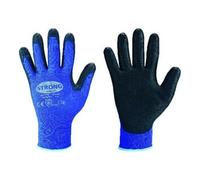 Stronghand stronghand Gant en tricot fin Lintao PU, bleu, taille 8 Quantité:12