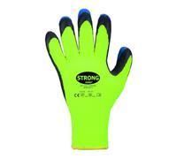 Feldtmann Gants Forster T. 10 néon-jaune/bleu PES avec Latex EN 388, EN 511 cat. II Quantité:12