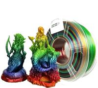 Stronghero3D Filament PETG pour imprimante 3D 1,75 mm, multicolore, arc-en-ciel, 1 kg, précision +/-0,05 mm pour ender3 Cr10