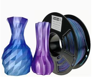 Stronghero3D PETG Filament pour imprimante 3D 1,75 mm, multicolore, chrome caméléon, précision +/- 0,05 mm pour Ender3 Cr10 Sovol