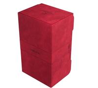 Gamegenic Rangement de collections Stronghold 200+ XL GGS20111ML – Multilingue (espagnol) – Rouge
