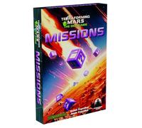 Terraforming Mars: The Dice Game - Extension Missions | Nouvelles missions, dés d'influence violette, sociétés et cartes de projet | Module complémentaire pour jeu de stratégie