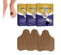 Strongjoints Lot de 3 paquets de 15 patchs anti-oignon pour soulager les oignons, correcteur de soulagement des oignons, pour hallux valgus et orteils qui se chevauchent naturellement