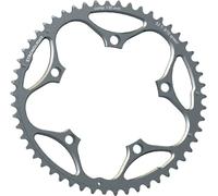 Plateau route 5bra 52dts d.130 exterieur dural argent stronglight type shimano Argent G